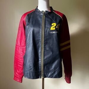 Vintage Wilsons Leather x Chase Authentics Jeff Gordon NASCAR Jacket #24 XL